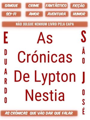 cover image of As Crónicas De Lypton Nestia